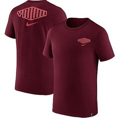 Men's Nike Burgundy Liverpool Team Voice T-Shirt