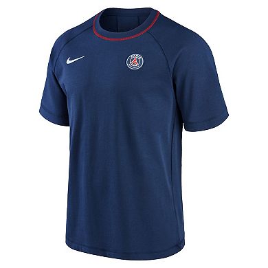 Men's Nike Navy Paris Saint-Germain Travel Raglan T-Shirt