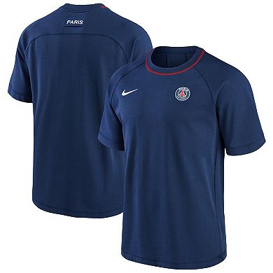 Men's Nike Navy Paris Saint-Germain Travel Raglan T-Shirt