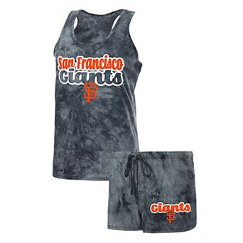 Women's Concepts Sport Charcoal San Francisco Giants Billboard Racerback Tank Top & Shorts Set