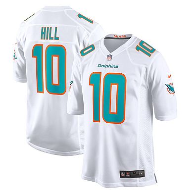 Men's Nike Tyreek Hill White Miami Dolphins Game Jersey