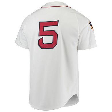 Men's Mitchell & Ness Nomar Garciaparra White Boston Red Sox 1997 Cooperstown Collection Authentic Jersey