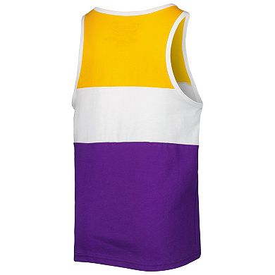 Youth Mitchell & Ness Purple/Gold Los Angeles Lakers Hardwood Classics Special Script Tank Top