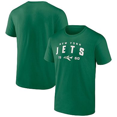 Men's Fanatics Branded Kelly Green New York Jets Gridiron Classics Established T-Shirt