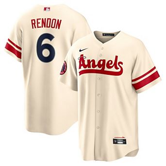 Men's Nike Anthony Rendon Cream Los Angeles Angels 2022 City Connect Replica Player Jersey
