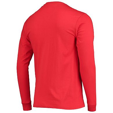 Men's Starter Cardinal Arizona Cardinals Halftime Long Sleeve T-Shirt