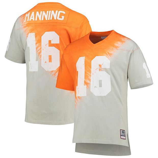 Men's Mitchell & Ness Peyton Manning Black/Tennessee Orange