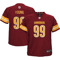 Chase Young Washington Football Team Youth Replica Player Jersey - Burgundy