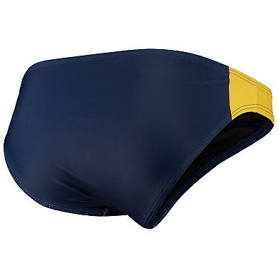 Women's FOCO Navy Michigan Wolverines Wordmark Bikini Bottom