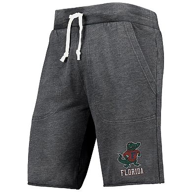 Men's Heathered Black Alternative Apparel Florida Gators Victory Lounge Shorts