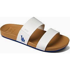 Mens Size 11/12 Los Angeles Dodgers Slides Sandals FOCO MLB NWT