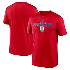 Nike Miami Marlins City Connect Wordmark T-shirt in Red for Men