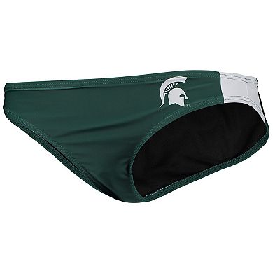 Women's FOCO Green Michigan State Spartans Wordmark Bikini Bottom