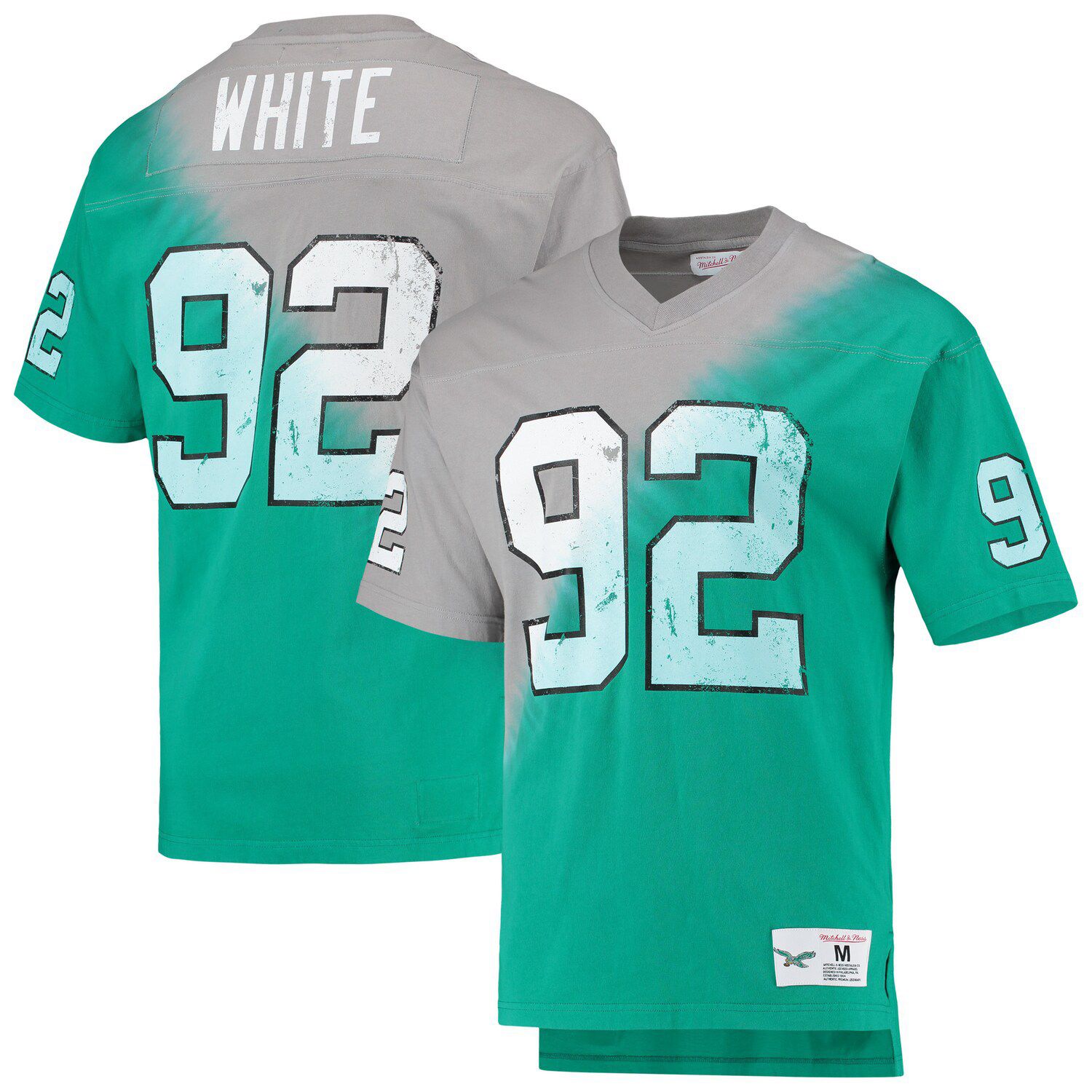 AUTHENTIC VINTAGE REGGIE WHITE PHILADELPHIA EAGLES JERSEY 48 XL MITCHELL &  NESS