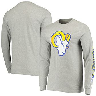 Men's Starter Heathered Gray Los Angeles Rams Halftime Long Sleeve T-Shirt