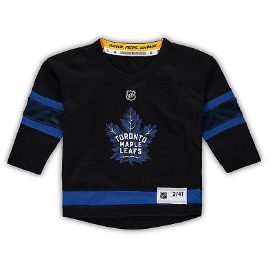 Toddler Auston Matthews Black Toronto Maple Leafs Alternate Replica Player Jersey
