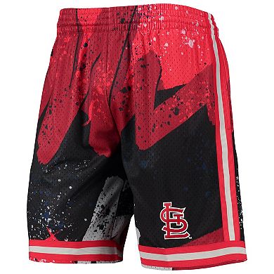 Men's Mitchell & Ness Red St. Louis Cardinals Hyper Hoops Shorts
