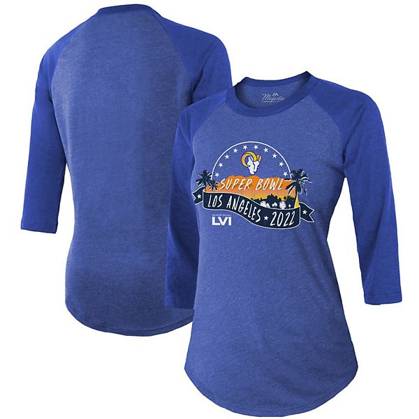 Los Angeles Rams long sleeve royal blue new logo shirt