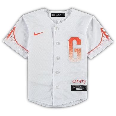 Preschool Nike White San Francisco Giants 2021 MLB City Connect Replica ...