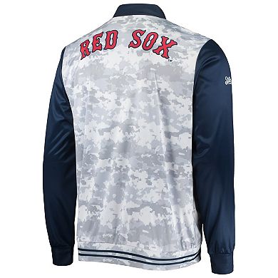 Men's Stitches Navy Boston Red Sox Camo Full-Zip Jacket