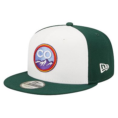 Men's New Era White Colorado Rockies 2022 City Connect 9FIFTY Snapback Adjustable Hat