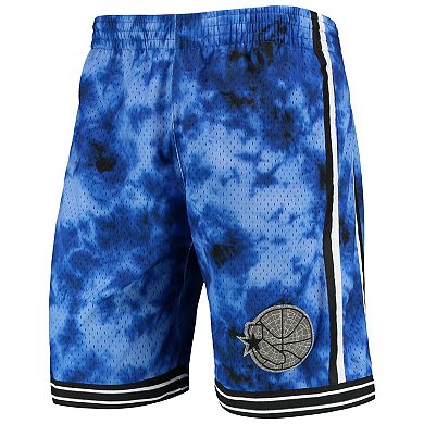 Men's Mitchell & Ness Royal Golden State Warriors Hardwood Classics 1995 Galaxy Swingman Shorts