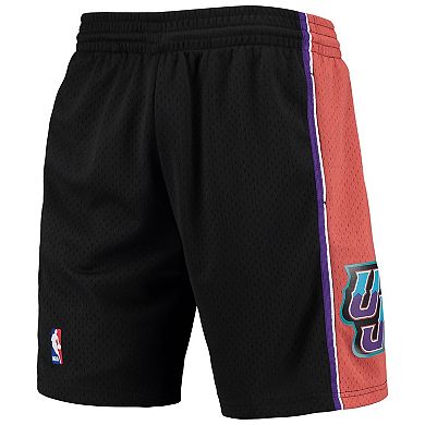 Men's Mitchell & Ness Black Utah Jazz 1998-99 Hardwood Classics ...