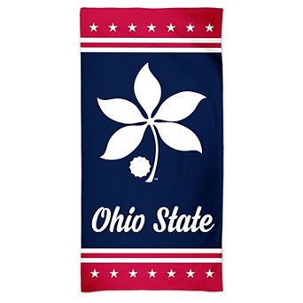 WinCraft Ohio State Buckeyes 60'' x 30'' Patriotic Spectra Beach Towel