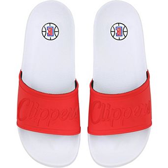 Women's FOCO LA Clippers Script Wordmark Slide Sandals