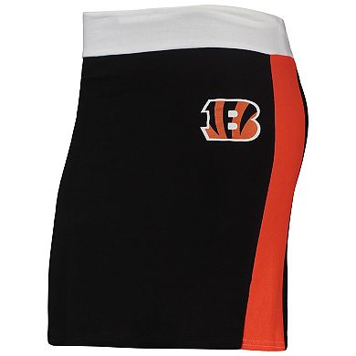 Women's Refried Apparel Black Cincinnati Bengals Sustainable Short Skirt