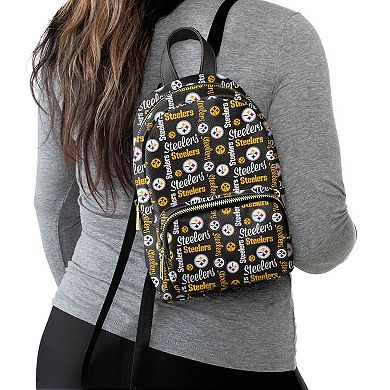 Youth FOCO Black Pittsburgh Steelers Repeat Brooklyn Mini Backpack