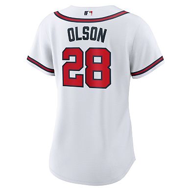 Women's Nike Matt Olson White Atlanta Braves Home Replica Player Jersey