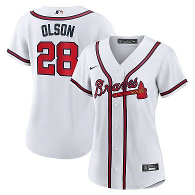 Women's Nike Matt Olson White Atlanta Braves Home Replica Player Jersey