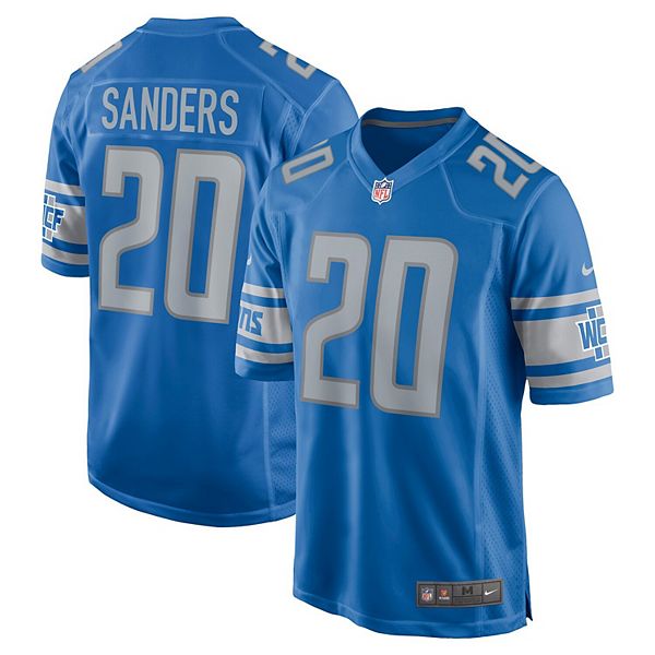 Barry Sanders Detroit Lions Signed Gray Nike Jersey Size XL