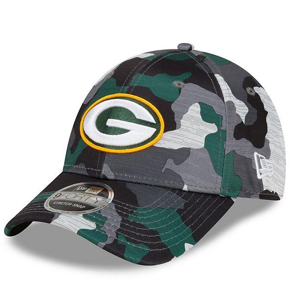 Men's New Era Camo Green Bay Packers 2022 NFL Training Camp Official 9FORTY  Adjustable Hat