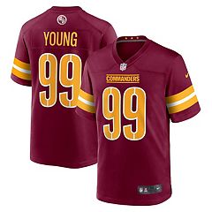 Youth Nike Chase Young White Washington Football Team Game Jersey