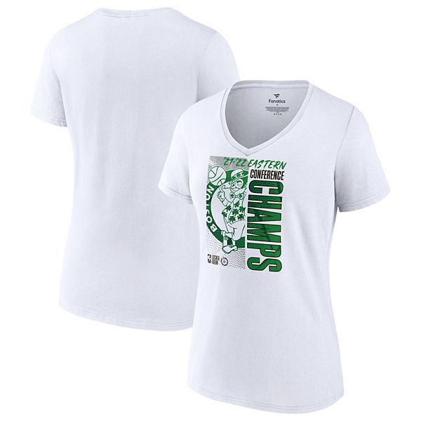 Fanatics Branded NBA 2022 Eastern Conference Champions Boston Celtics Locker Room T-Shirt, Men's, Small, White