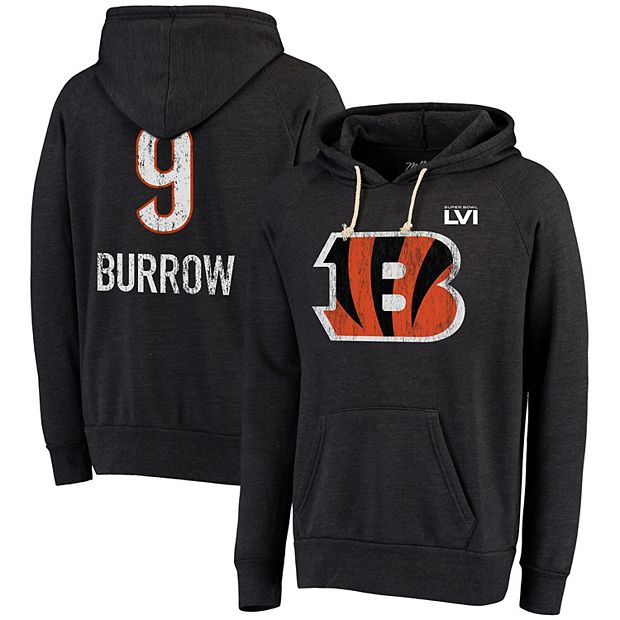 Women's Majestic Threads Joe Burrow Black Cincinnati Bengals