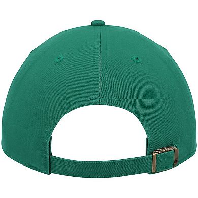 Men's '47 Kelly Green Boston Celtics Clean Up Wordmark Adjustable Hat