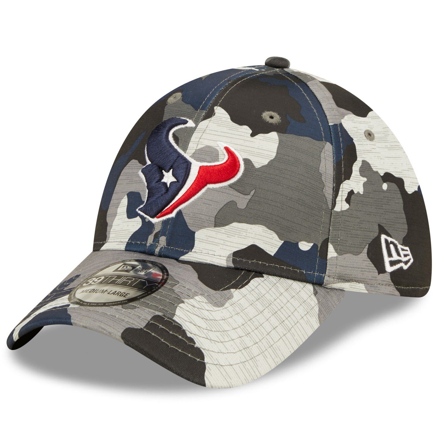 Men's New Era Camo Houston Texans Adventure Boonie Bucket Hat