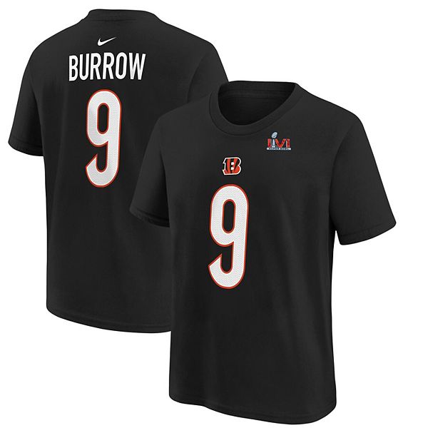 Nike Joe Burrow Cincinnati Bengals Super Bowl LVI Game Bound Jersey Size L