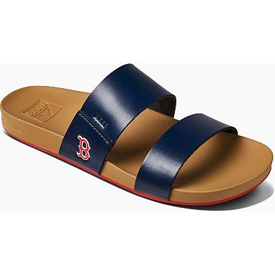 Women's REEF Boston Red Sox Cushion Vista Sandals