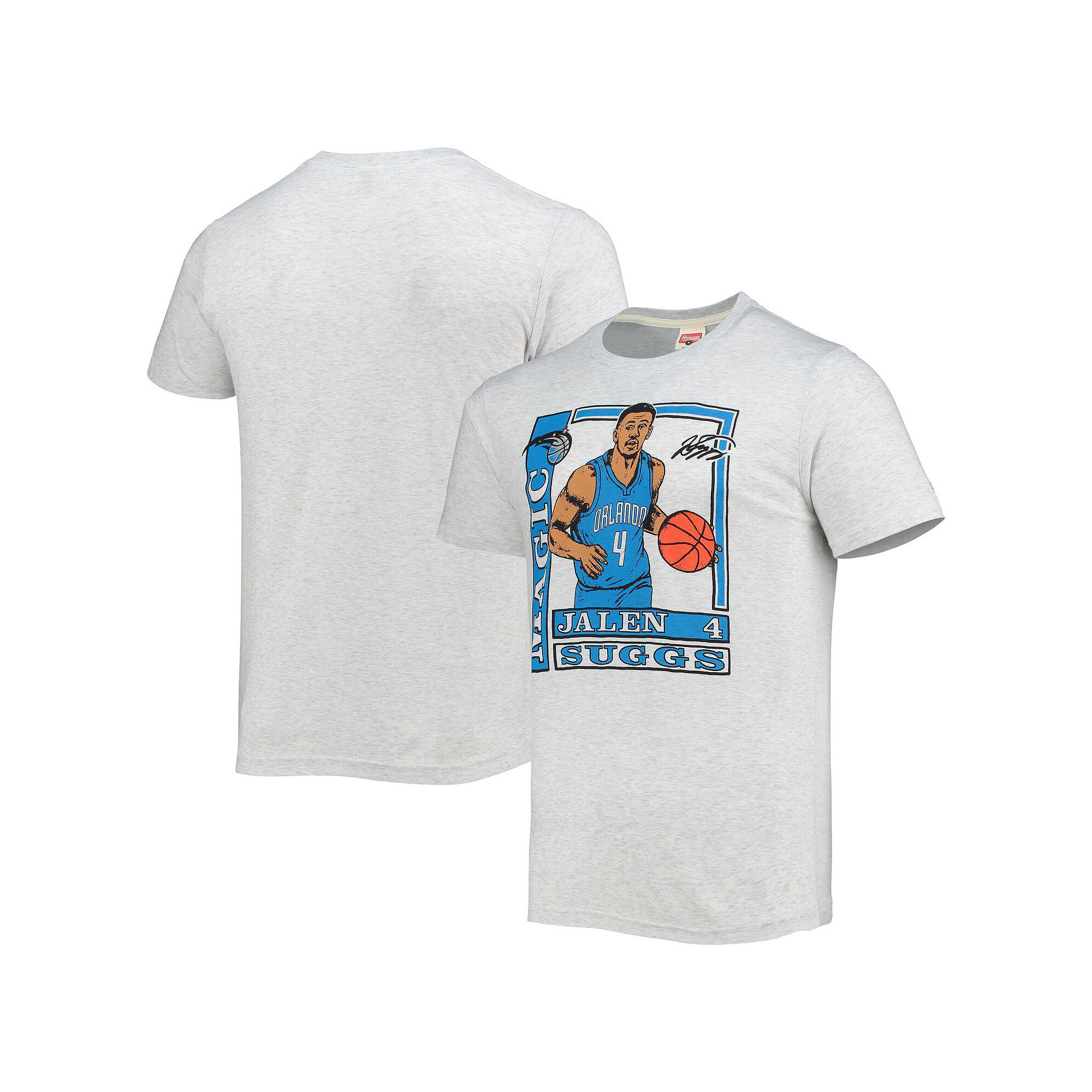 Mens Homage Jalen Suggs Heathered Gray Orlando Magic Rookie Player Pack Tr