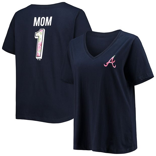 Women's plus size clearance atlanta braves shirts