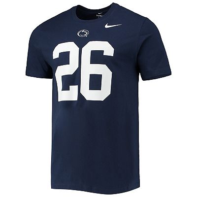 Men s Nike Saquon Barkley Navy Penn State Nittany Lions Alumni Name Number Team T Shirt