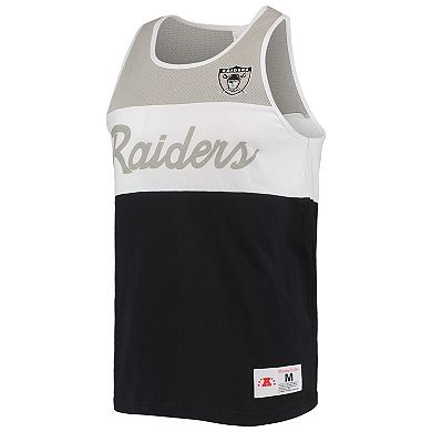 Men's Mitchell & Ness Black Las Vegas Raiders Team Tank Top