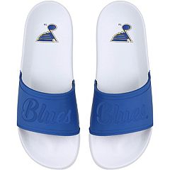 Men's FOCO St. Louis Blues Colorblock Moccasin Slippers