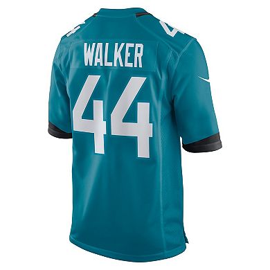 Men's Nike Travon Walker Teal Jacksonville Jaguars Player Game Jersey
