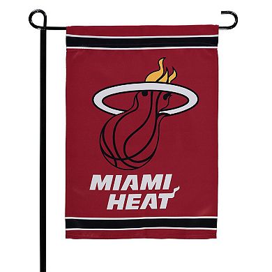 WinCraft Miami Heat 12" x 18" Double-Sided Garden Flag