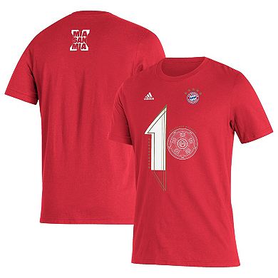 Men's adidas Red Bayern Munich 2022 Deutscher Meister T-Shirt